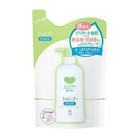 【令和・早い者勝ちセール】牛乳石鹸　カウブランド　無添加シャンプー さらさら　詰替用 380ml（4901525007238）