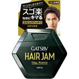 【送料無料・まとめ買い×10】MANDOM マンダム GATSBY ギャツビー ヘアジャム エッジィニュアンス 110ml ×10点セット（4902806105735）