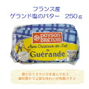 【冷蔵便】【人気商品】フランス産 ゲランド塩バター 250g 有塩バター ブルターニュ地方 パン・料理用 冷蔵/冷凍可 人…
