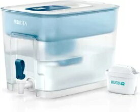 【本体＋カートリッジ3個セット】 BRITA タンク型浄水器フロー 4.85L カートリッジ4個付き ウォーターサーバー 冷蔵庫 ネラルウォーター 飲料水 交換 コストコ ブリタ Flow 大容量 3,980円以上購入で送料無料
