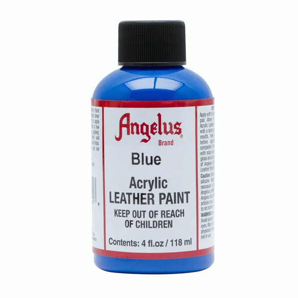 ブルー４oz Angelus Paint アンジェラスペイント くらしを楽しむアイテム 青 スタンダードペイント 4オンス アクリル塗料 最高の品質の 118ml