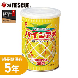 保存食 パインアメ缶（賞味期限：2028年10月以上）【防災グッズ 食品 お菓子 菓子 アメ 飴 キャンディ 缶詰 非常食 防災 長期保存 携帯食 緊急支援物資 避難生活用品 保存食 キャンプ 登山 アウトドア】