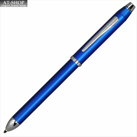 クロス ボールペン CROSS テックスリー NAT0090-8ST メタリックブルー （ボールペン黒＋赤＋シャープペンシル0.5mm）