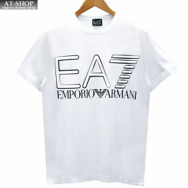 エンポリオアルマーニ シャツ EA7 EMPORIO ARMANI クルーネックTシャツ Sサイズ ホワイト 3LPT20/PJFFZ 1100 WHITE