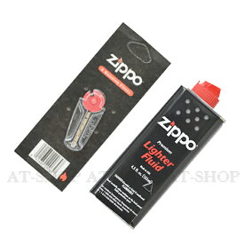 ジッポー専用 zippo ジッポー オイル小缶 フリント ライター消耗品2点セット 発火石 純正消耗品
