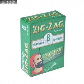 柘製作所(tsuge) ZIG-ZAG ジグザグ ローリングペーパー 手巻きタバコ レギュラーサイズ たばこ 巻紙 マルチパック グリーン #78811