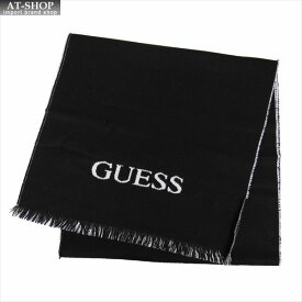 GUESS ゲス マフラー ロゴ AJ3A8865DS-BLK ブラック　2019AW
