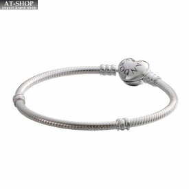 パンドラ ブレスレット PANDORA Moments Heart & Snake Chain Bracelet スターリングシルバー925 レディースアクセサリー 19(約17cm)