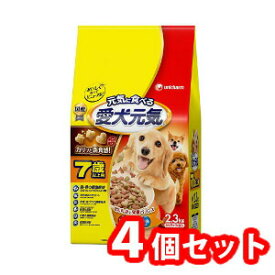 【送料無料】4個セット ユニ・チャーム 愛犬元気7歳以上用ビーフ・緑黄色野菜・小魚入り2.3kg 4520699686874※メーカー都合によりパッケージ、デザインが変更となる場合がございます