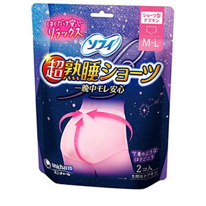 ユニ・チャーム ソフィ超熟睡ショーツ ML 2コ入