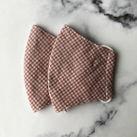 【ショップレヴュー実績4.8超え】【3980円以上送料無料】MASYOME オーガニックコットンマスクキッズピンク