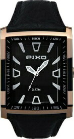 【2021年2月 月間優良ショップ】腕時計 ピクソー PIXO-12 FRAME WORK RG BLACK PX-12JSRBK-02　2個セット