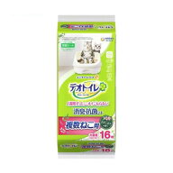 ユニ・チャームペット デオトイレ 複数ねこ用 ふんわり香る消臭・抗菌シート ボタニカルの香り(16枚) 452…