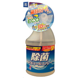 【送料込・まとめ買い×24個セット】 友和 ティポス 除菌アルコールスプレー 減容本体 420ml