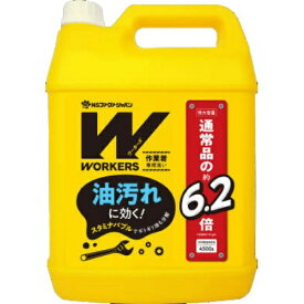 【送料込・まとめ買い×4個セット】ファーファ ワーカーズ WORKERS 作業着液体洗剤 4500g