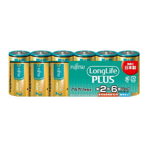 �y�������E�܂Ƃߔ���×5�Z�b�g�zFDK FUJITSU Long LifePLUS �����O ���C�t�v���X �A���J�����d�r LR14LP (6S) �P2�` 6�p�b�N