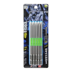 【配送おまかせ】藤原産業 SK11 阿修羅 ビット タフワイド 段付き +2×120 SA-DP05-2120 (5個入) 1個