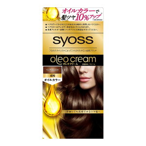 楽天市場 送料込 ヘンケルジャパン サイオス オレオクリーム ヘアカラー 4n リッチショコラ 1個 日用品 生活雑貨の店 カットコ