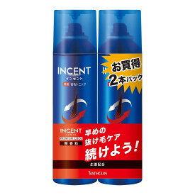 【送料込】バスクリン INCENT インセント 薬用 育毛トニック 無香料 プレミアムクール 190G ペアパック 1個