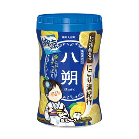 【送料込・まとめ買い×15個セット】白元アース いい湯旅立ち ボトル 納涼にごり湯紀行 八朔の香り 540g 薬用入浴剤