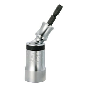 【×3個 配送おまかせ】トップ工業 電動ドリル用 ユニバーサルショートソケット 対辺19mm EUS-19S