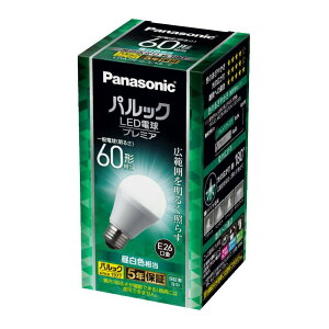【送料込】パナソニック Panasonic LDA7NGSK6F パルック LED電球 プレミア 60形 昼白色 1個