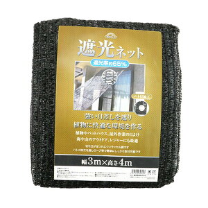 【送料込】藤原産業 セフティー3 遮光ネット 遮光率 約65% 3m×4m 1個