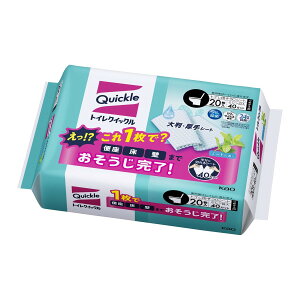 【送料込・まとめ買い×12個セット】花王 トイレクイックル つめかえ用 ジャンボパック 20枚入