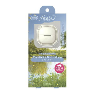 【送料込】エステー 消臭力 クルマ用 feelU フィールユー クリップタイプ エクリュサボン 本体 2回分 1個