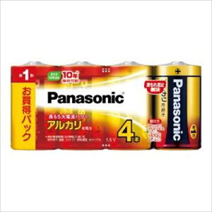 【送料込・まとめ買い×30個セット】 パナソニック Panasonic アルカリ乾電池 単1形 LR20XJ/4SW 4本パック 1個