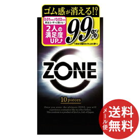 【メール便送料無料】ジェクス コンドーム ZONE ゾーン 10個入 1個