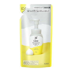 【送料込・まとめ買い×24個セット】花王 リーゼ まとめ髪フォーム つめかえ用 180ml 1個