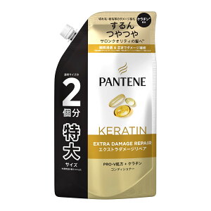 【送料込・まとめ買い×10個セット】P&G パンテーン エクストラダメージリペア コンディショナー つめかえ用 特大サイズ 600g