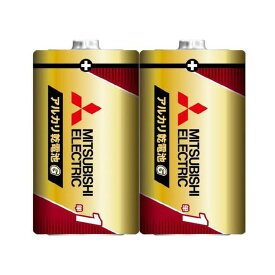 【送料込・まとめ買い×50個セット】三菱電機 MITSUBISHI アルカリ乾電池G 単1型 2本パック LR20GR/2S
