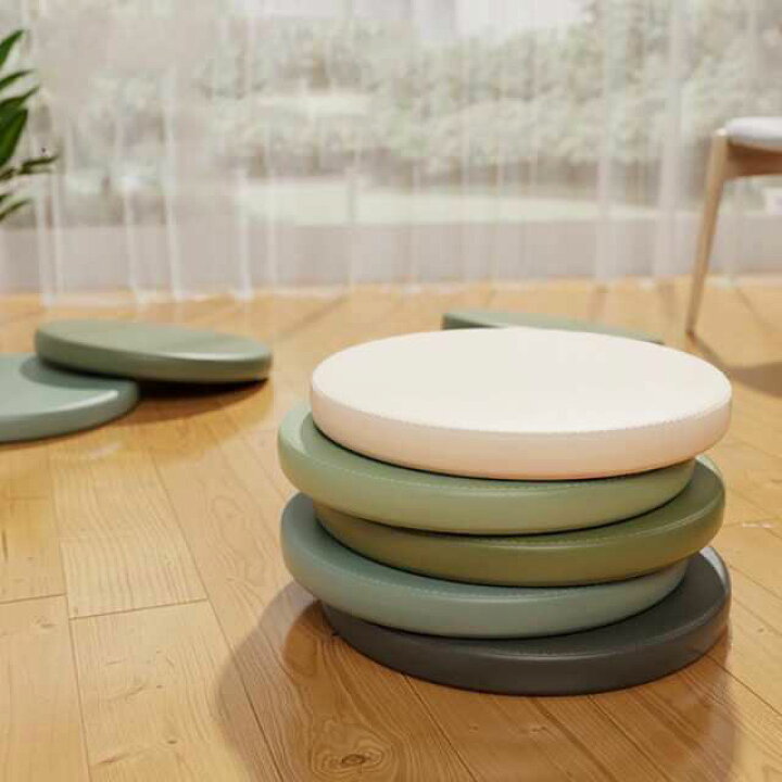 楽天市場】椅子 クッション チェアパッド 丸型 直径30cm/35cm/40cm PVC 
