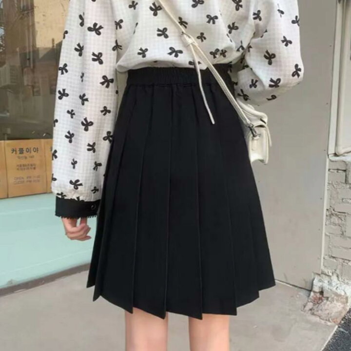 楽天市場】ロング丈 スクールスカート 38cm 膝丈 膝下 学生 制服 