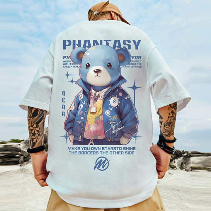 楽天市場】Tシャツ 半袖 メンズ レディース バックプリント オーバー 
