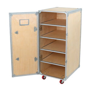 Lrlbg WOODEN CABINET WITH CASTORS 4 LAYER g 330xs460x805mm _g