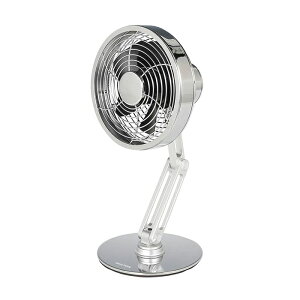 t@ SWING ARM DESK FAN CR/BK DS-0900CRBK H175`295mm 144mm _g