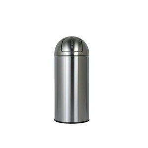 S~ DUST BIN SATIN FINISHED 25L 255xs255x615mm _g