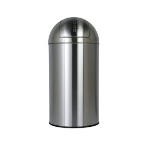 S~ DUST BIN SATIN FINISHED 40L 350xs350x755mm _g