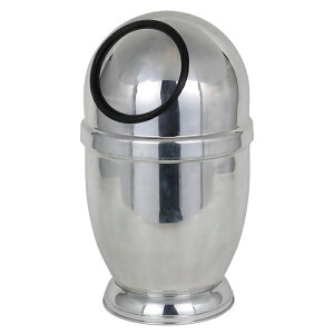 S~ ALUMINUM DUST BIN MIRROR FINISHED L NB-0629LMF H455mm 265mm _g