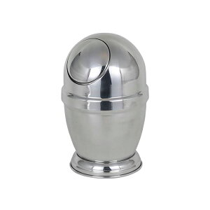 S~ ALUMINUM DUST BIN MIRROR FINISHED S NB-0629SMF H245mm 155mm _g