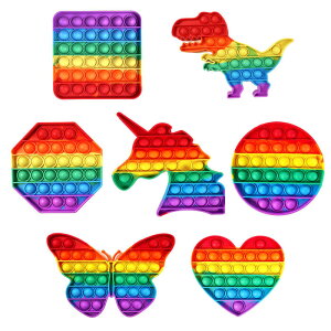 プッシュポップ セット 7種 プチギフト 誕生日プレゼント 子供 おもちゃ 3歳 4歳 5歳 6歳 男の子 女の子 誕生日 プレゼント 小学生 プッシュ ポップ バブル プッシュポップバブル スクイーズ