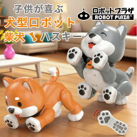 ロボット犬 おもちゃ 小学生 ペット ロボット 犬 多機能 ダンス 音楽 リモコン操縦 タッチ反応 プログラ…