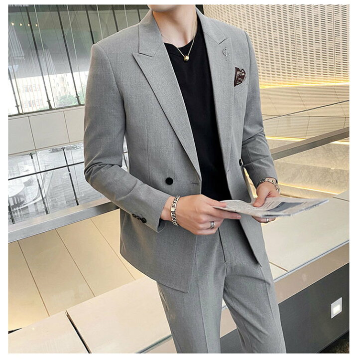 楽天市場】スーツ メンズ スリムスーツ おしゃれスーツ カジュアル  