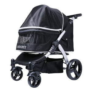 大型犬 カート ペットカート 大きめ 折りたたみ 大型犬 中型犬 多頭 頑丈 収納ポケット 介護用 ブレーキ機能 ペット用 ペット 犬バギー 猫用 散歩 外出便利 耐荷重35kg 4輪ペットカート ペット