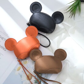 ネズミ コインケース メンズ レディース スマートキー 2個 革 本革 パスケース キーホルダー かわいい カード入れ カラビナ 小銭入れ ウォレット 財布 ミニ財布 ねずみ アニマル 大人