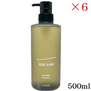 ���x�� �V�[�\�[ SEE/SAW �V�����v�[B �o�����X 500ml ×6�Z�b�g