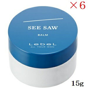 x V[\[ SEE/SAW wACNo[ 15g ×6Zbg